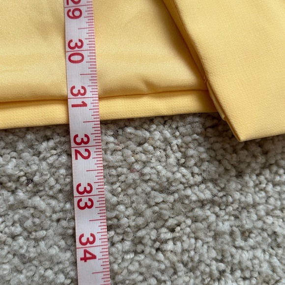 WHBM Yellow Split front Sheath Dress size 8 (399) - Picture 9 of 16